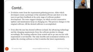 Software Engineering Lecture 2 Software Evolution, SDLC, Agile Model