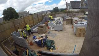 100mm Thermalite Blockwork | Bricklaying | Countess Weir Village Hall, Exeter