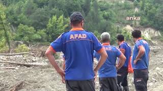 Ayancık’taki selde kaybolan Faruk Adak aranıyor