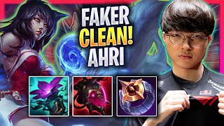 FAKER IS SO CLEAN WITH AHRI! - T1 Faker Plays Ahri MID vs Taliyah! | Season 2024