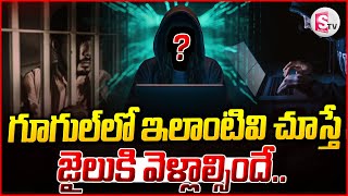 గూగుల్ లో ఇవి సెర్చ్ చేస్తే మీరు జైలుకే || If You Search These in Google, You Will Go to Jail ||