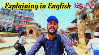 Explaining in English 🇬🇧 🇺🇸 || My English Journey || Sandeep Vlog ||