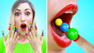 FUNNY WAYS OF SNEAKING FOOD INTO CLASS | HOW TO BRING SWEETS & CANDY INTO SCHOOL TRICKS AND HACKS