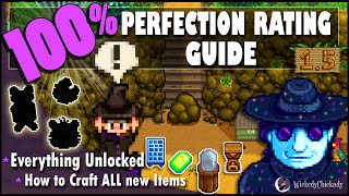 Getting A 100% Perfection Rating in Stardew Valley 1.5 | How-To Guide & Unlocked End Game Showcase