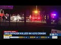 Tampa police officer killed in I-275 crash