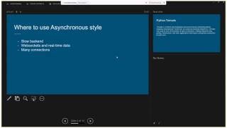 Tornado Webserver is a good example of async by Miroslav Asenov (Eng)