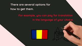Romania utility bill template