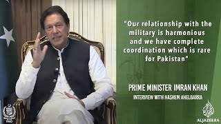 Our relationship with the military is harmonious | Prime Minister Imran Khan
