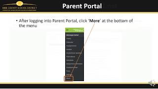 Parent Portal Phone and Email Change Directions
