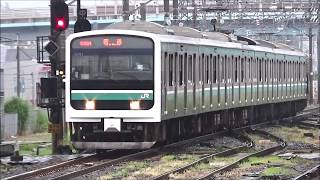 E501系 K701編成　土浦駅入線\u0026発車