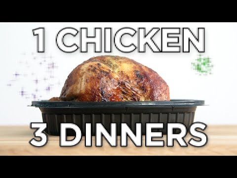 How to Turn 1 Rotisserie Chicken into 3 Dinners How to Turn 1 Rotisserie Chicken into 3 Dinners