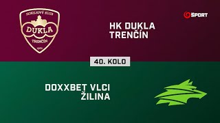 40. kolo: HK Dukla Trenčín – DOXXbet Vlci Žilina 3:2 pp (HIGHLIGHTY)