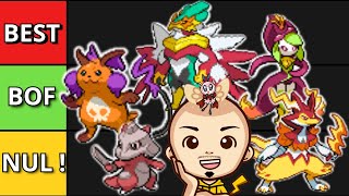 TIER-LIST des 30 Fakemon de POKÉMON Z ! (Fangame)