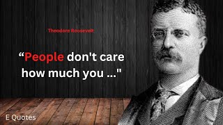 Theodore Roosevelt Most famous motivational quotes | deep and life changing Motivational Video