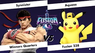 Fusion # 238 - Synnister (Ryu) vs Aquze (Pikachu) - Winners Quarter-Finals