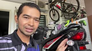 Honda Beat - Cara buka panel tepi untuk buka signal