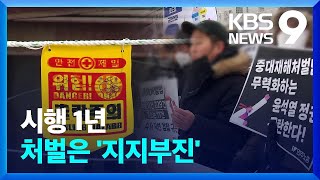 시행 1년 되도록 처벌 지지부진…중대재해법 과제는? [9시 뉴스] / KBS  2023.01.26.