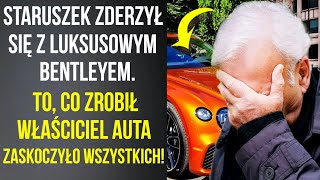 Staruszek zderzył się z luksusowym Bentleyem. To, co zrobił właściciel auta zaskoczyło wszystkich!