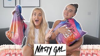 SISTER CHOOSES MY NASTY GAL OUTFITS!!