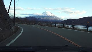 4K　国道300号・単独区間　全線・等速　山梨県身延町→下部温泉→本栖湖→国道139号