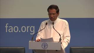 H.E. Maithripala Sirisena addresses the opening of the 6th World Forest Week