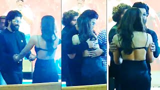 ICON STAR Allu Arjun GivenTight Hug To Rashmika Mandanna | Pushpa Press Meet | News Buzz