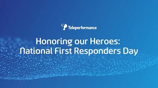 Honoring our Heroes: National First Responders Day