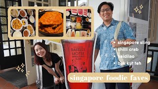 Singapore Must-Try Foods | Chilli Crab, Singapore Sling, Nonya Cuisine, Hot Pot