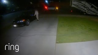 “You Are Being Recorded”— Motion Warning Sends Stranger Running | RingTV