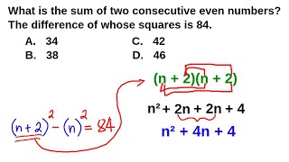 Consecutive Even Numbers - Numerical Ability