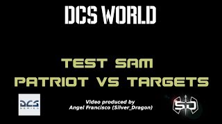 DCS World Test SAM MIM-104 Patriot vs targets