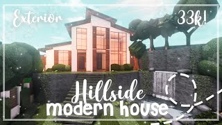 Roblox Bloxburg - Hillside Modern Family House ( Exterior ) - Minami Oroi