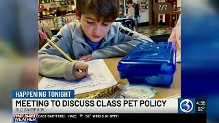 Old Saybrook revisits classroom pet ban after animals removed over allergy, disease concerns