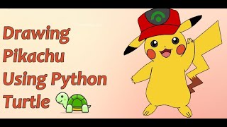 How to draw Pikachu using python turtle #viral #coding #amazing