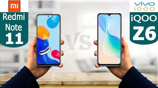 Redmi note 11 vs iQOO Z6 // iQOO z6 vs Redmi note 11 Which One is Better For YOU? [idle Rahul]