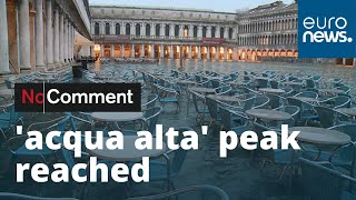 Venice expects 130cm 'acqua alta' peak