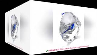 Unique Design 925 Sterling Silver Ring Opal Ring, Woman Charm Jewelry Gift