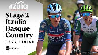 SENSATIONAL RIDE! 🔥 | Mens Stage 2 2026 Itzulia Basque Country Final KMs | TNT Sports Cycling