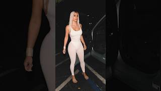 Kim Kardashian: A Vision in White Stepping Out of Her Car… or a Chic Ghost?