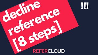 How to Decline A Reference Request [8 Steps with Examples]