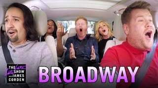 Broadway Carpool Karaoke ft. Hamilton & More