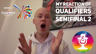 Eurovision 2021 - Semi-Final 2 // Qualifier Reaction //