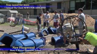 New Playground at the Henry E Warren Elementary School