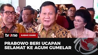 Prabowo Hadiri HUT ke-50 Pernikahan Agum Gumelar & Linda Gumelar | Kabar Siang tvOne