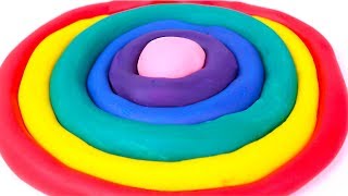 🌈 LOS COLORES 🌈 Hacemos piruleta de los colores del de arcoiris de plastilina Play Doh