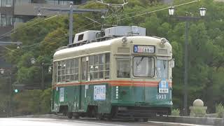 朝の素敵な路面電車【広島電鉄】