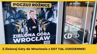 Z Zielonej Góry do Wrocławia z KD? Tak, CODZIENNIE!