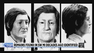 Remains found in Southwest Michigan decades ago are those of New Jersey man