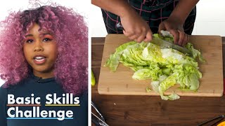 50 People Try to Chop Lettuce | Epicurious