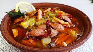 СОЛЯНКА! Быстрый и Простой РЕЦЕПТ! Очень ВКУСНО!